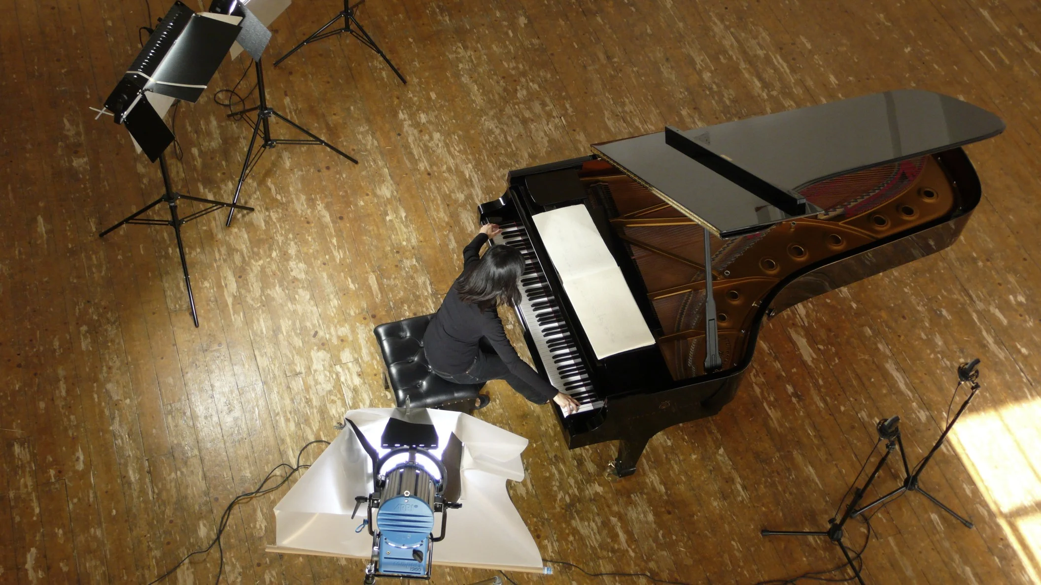 Recording session, The Warehouse, London, 2010
