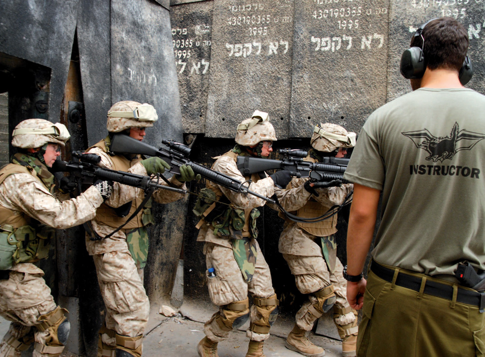US Marines training at the CT School in Israel