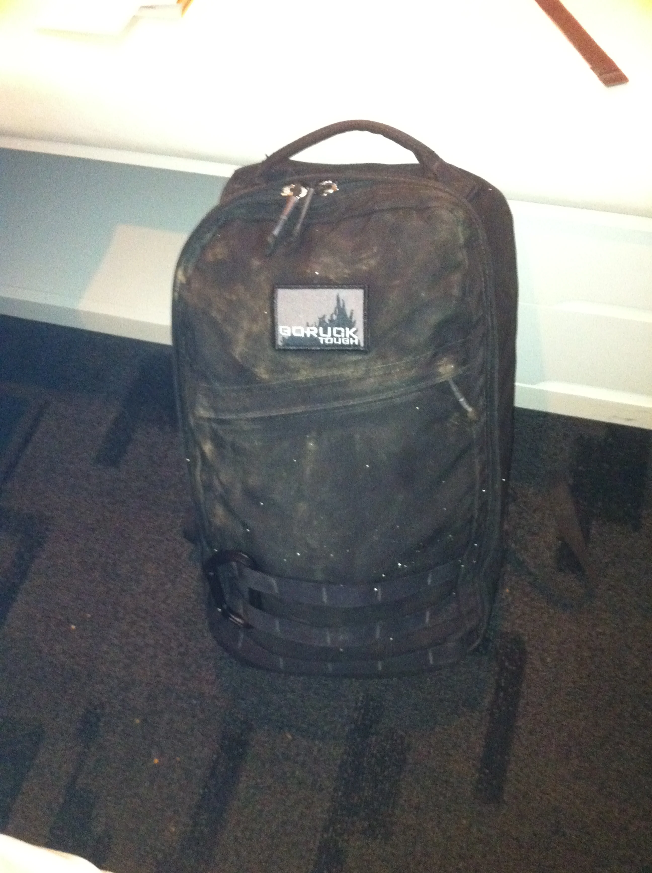 My GORUCK GR1 with the GORUCK Tough patch earned after the GRC.