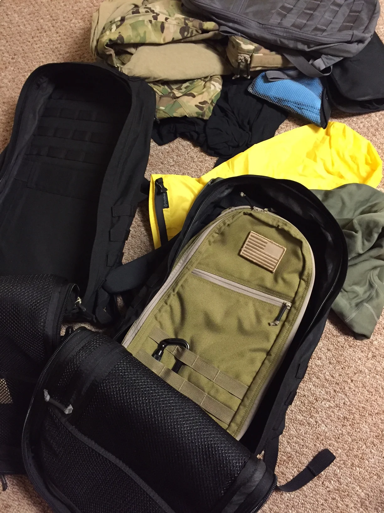 GORUCK within GORUCK... A Bullet 10 inside a GR2 34 L