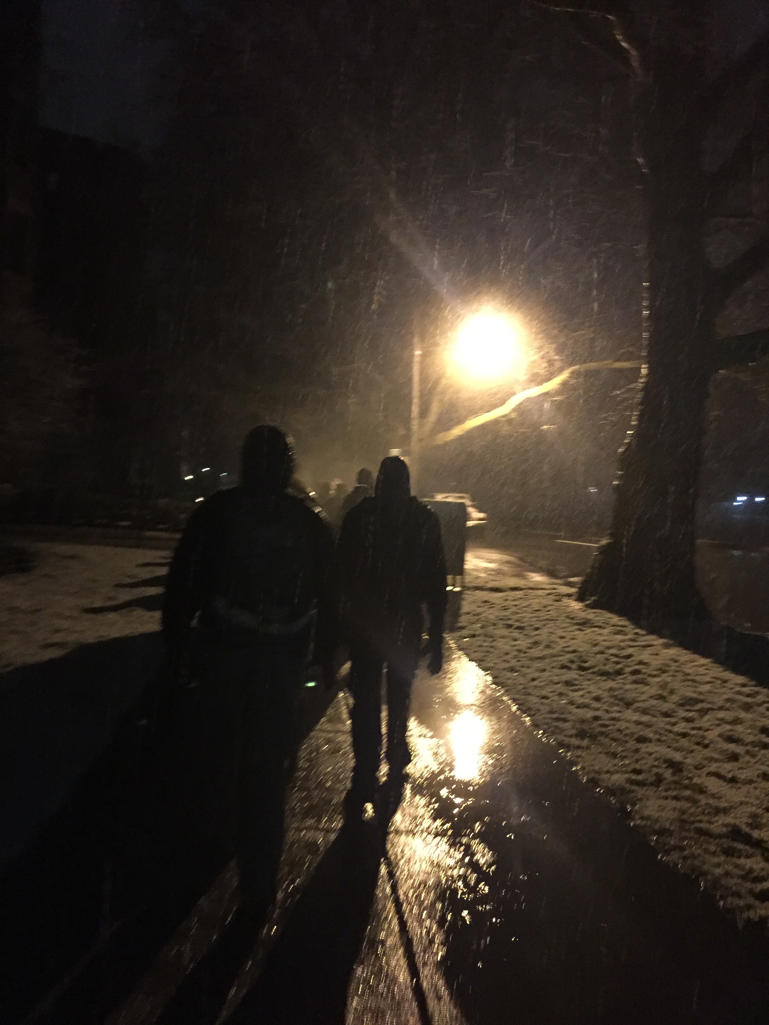 After some missions... some red teaming and more patrolling... New England weather showed its face. It was cold...
