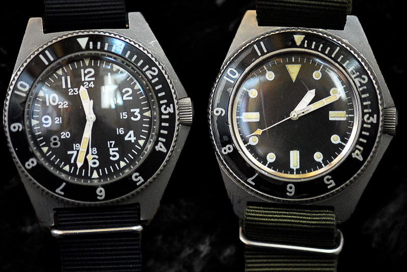 Benrus Type I (on the right) and Type II (on the left)