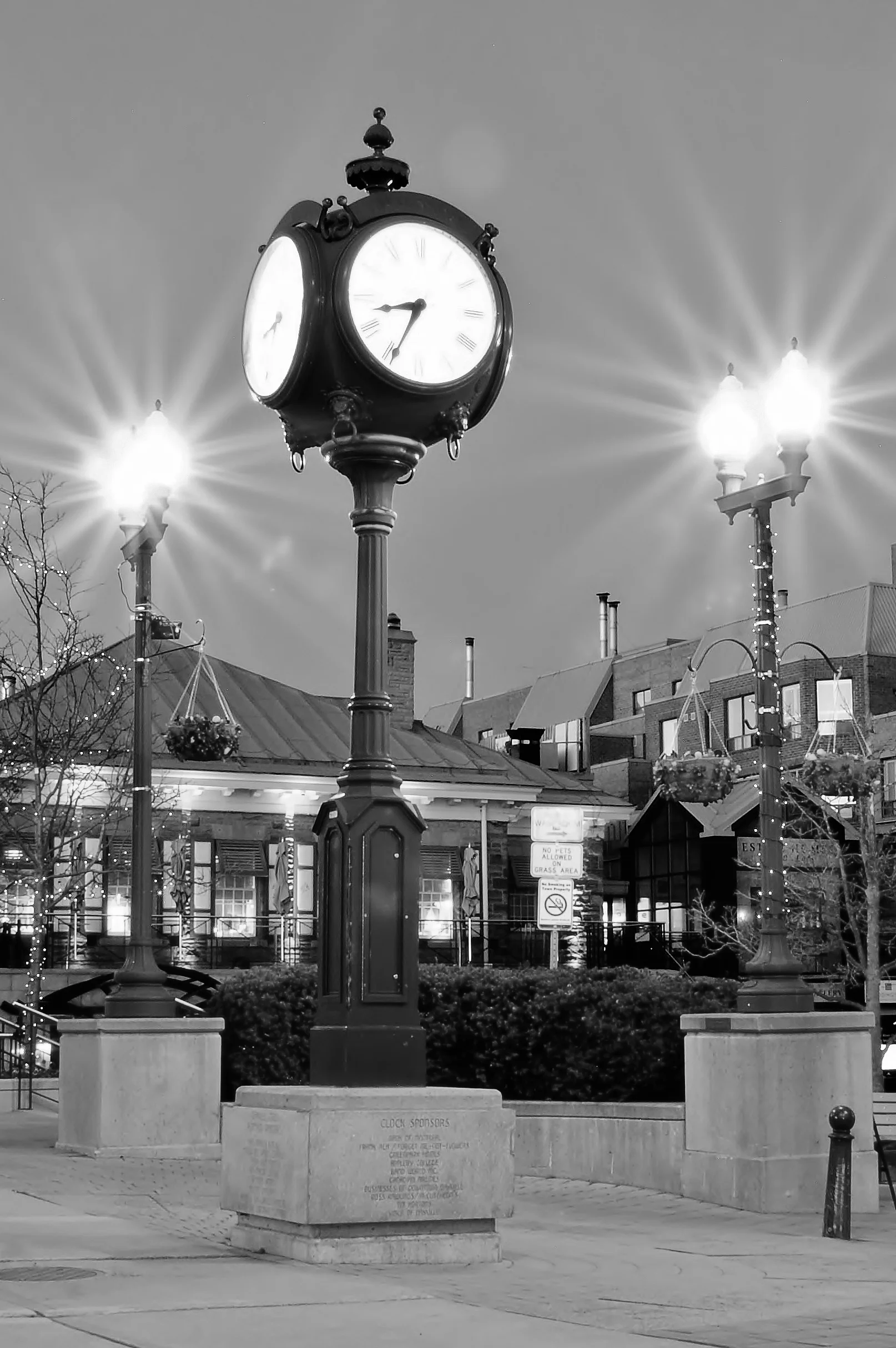 Downtown Oakville Clock Portrait