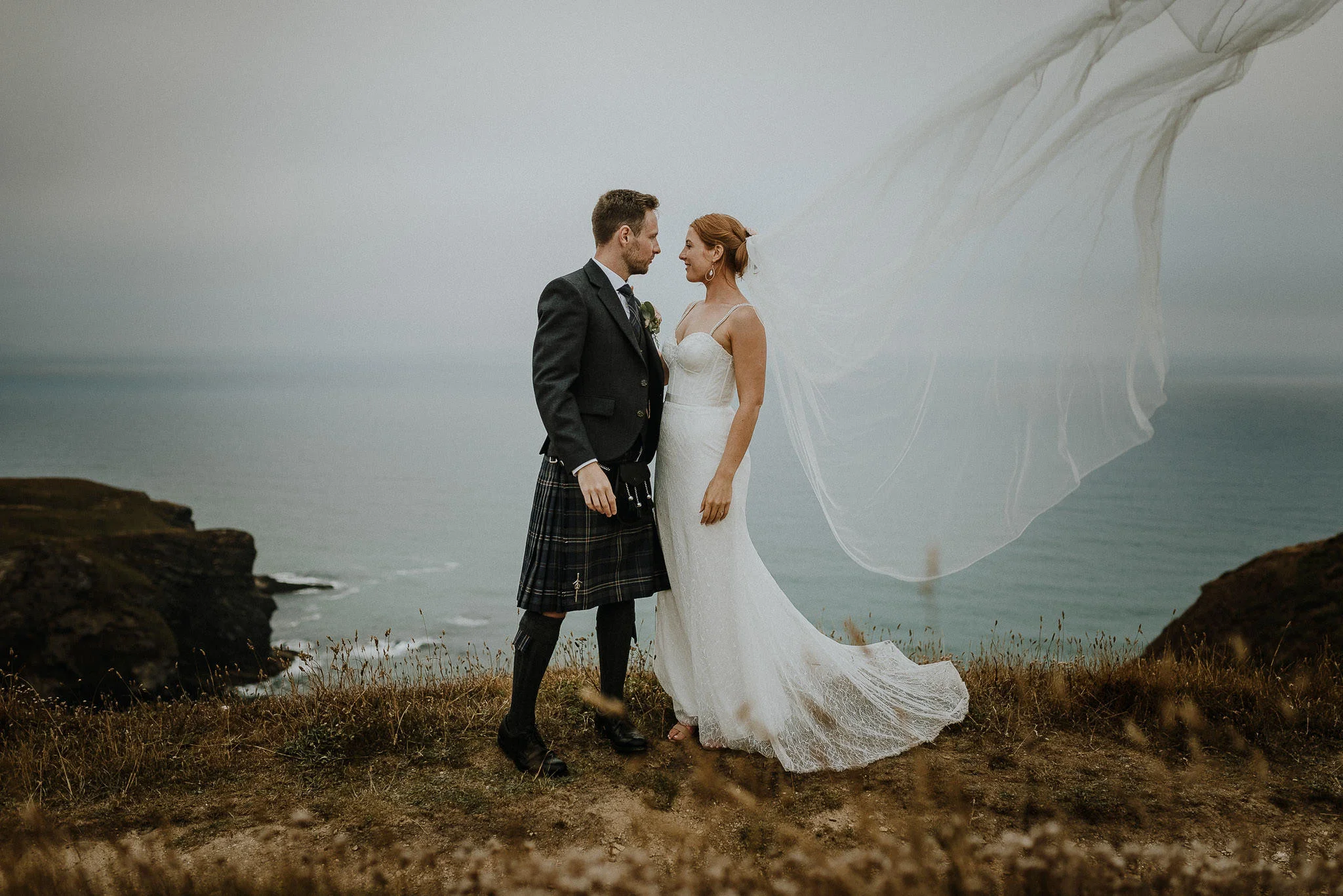 Bre-Pen Farm Newquay Cornwall Wedding Photography - Emily + Fraser