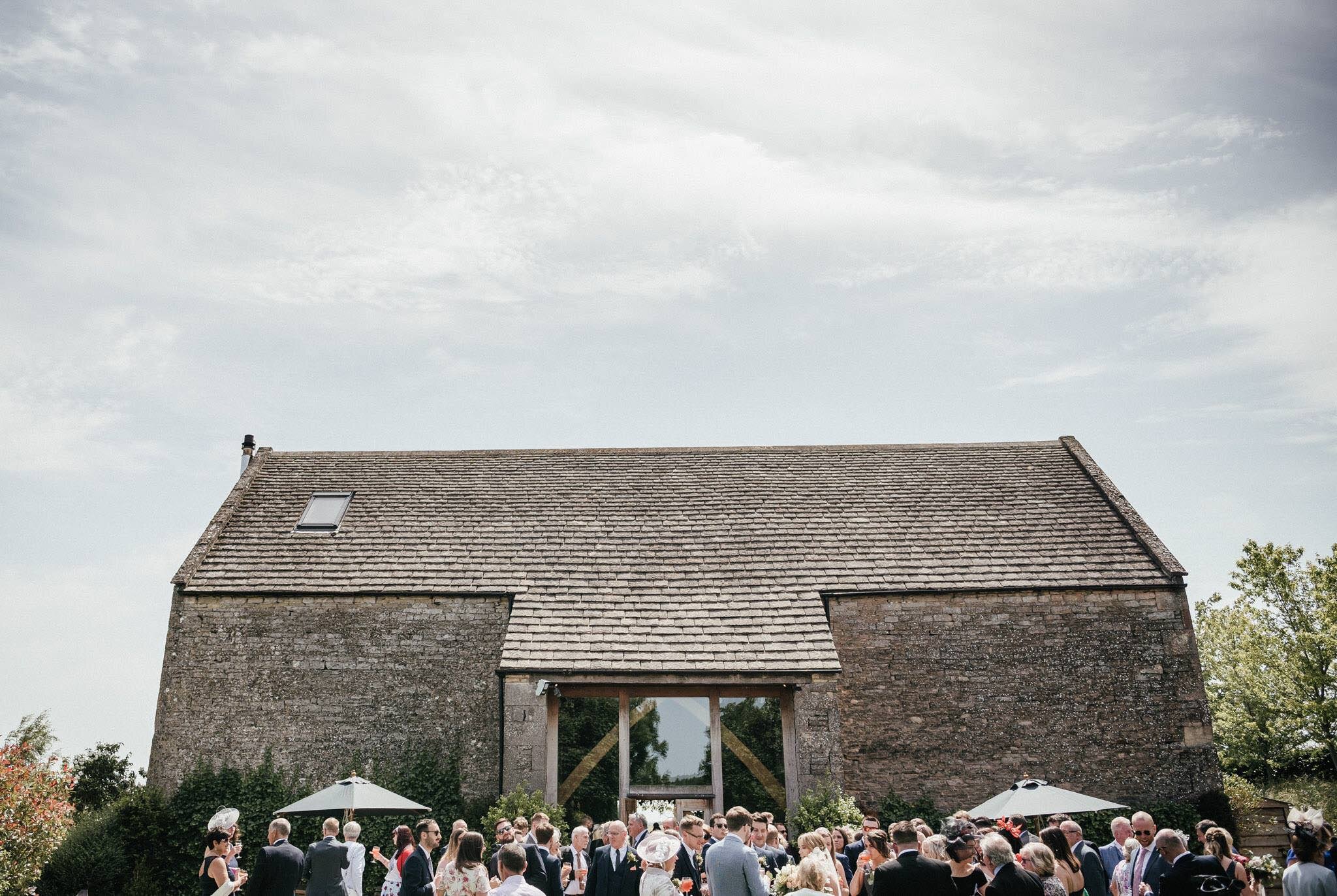 stone barn cotswolds wedding photographer