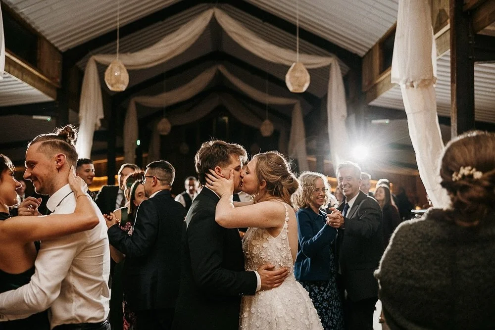 A little after first dance moment for M/A at @pirzwell_barn last Saturday.