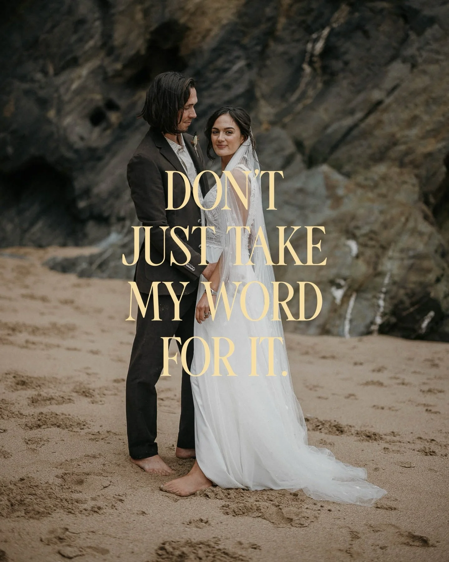 Yas and Jake - @lustyglazebeachweddings 

&ldquo;We are absolutely thrilled with our wedding photos! Nick Walker was incredible from start to finish. He captured every special moment with such creativity, professionalism, and attention to detail. Not