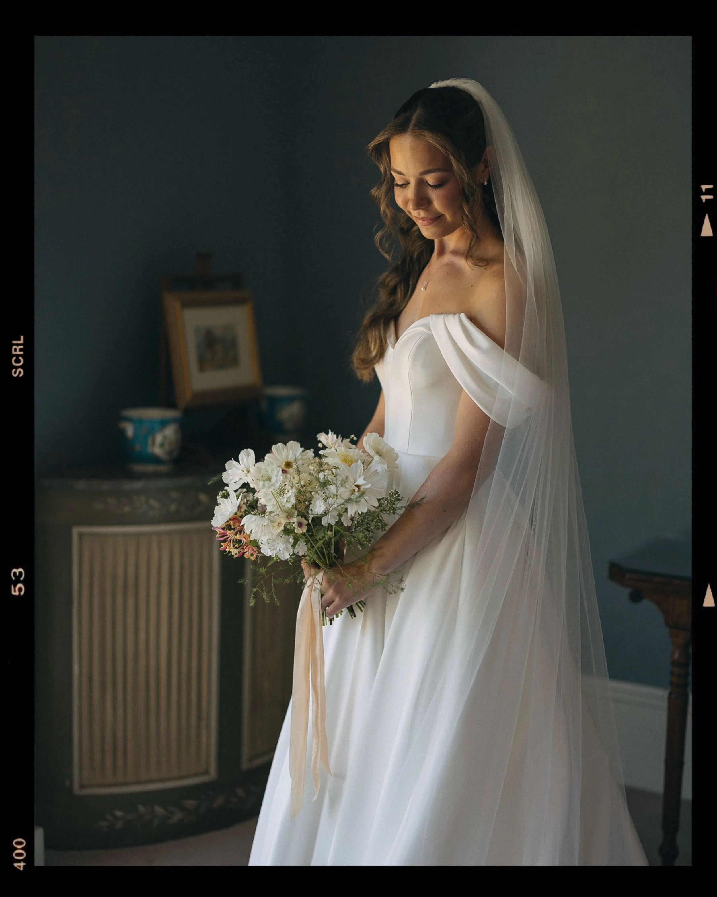 A ready to meet her groom at @boconnocweddings 

#cornwallweddingphotographer #cornwallwedding
