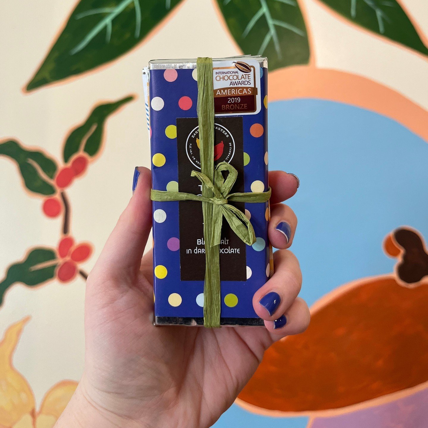 Did you know we wrap our bars in-house? We love choosing fun designs to catch your eye!

Visit East Van Roasters from Tuesday to Saturday, 10-5, to choose from a selection of yummy chocolate bars, with flavours ranging from Cashew Raising Bar to Toff