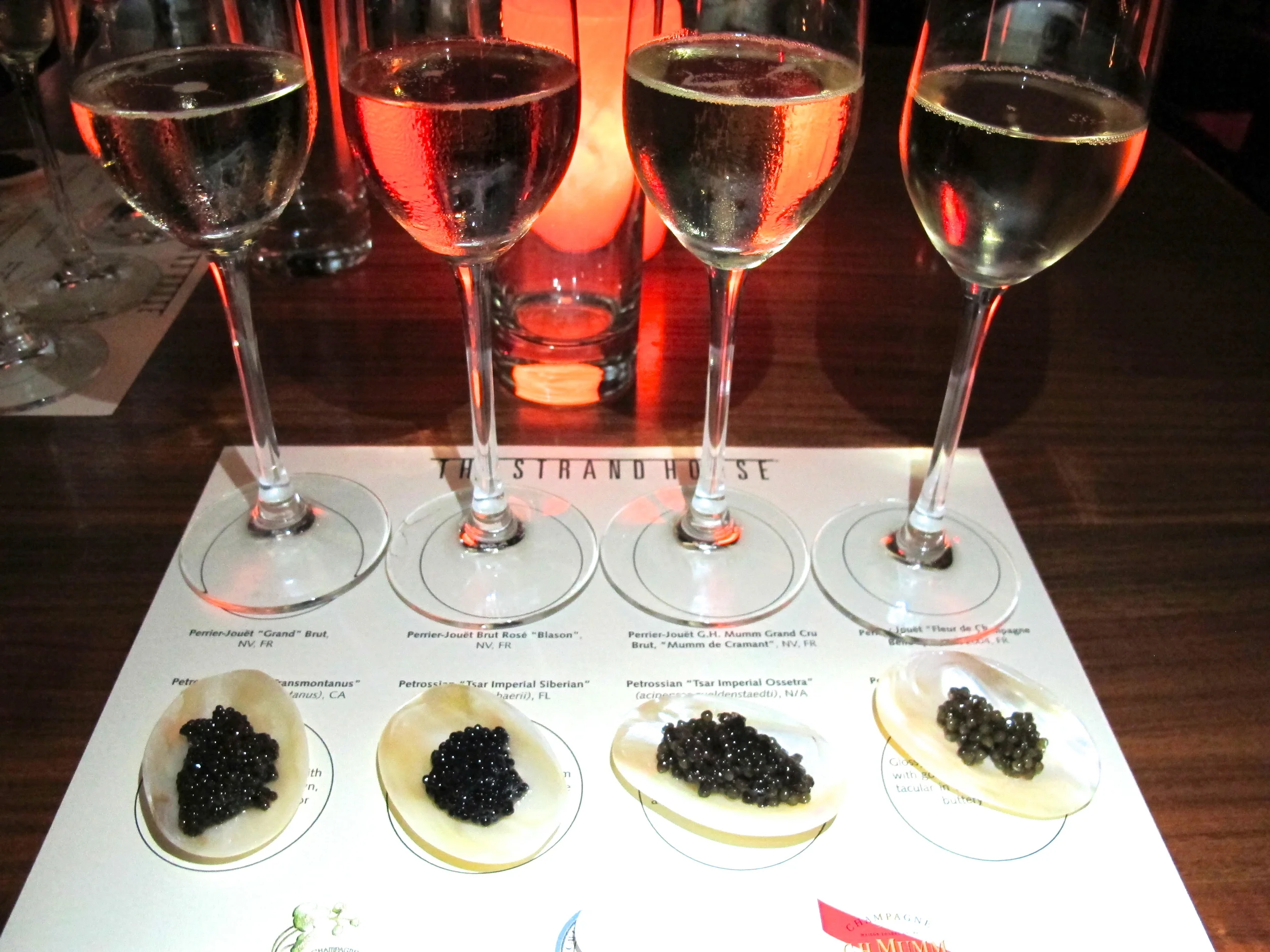 Champagne and Caviar with Alain Giraud — Tasting Page