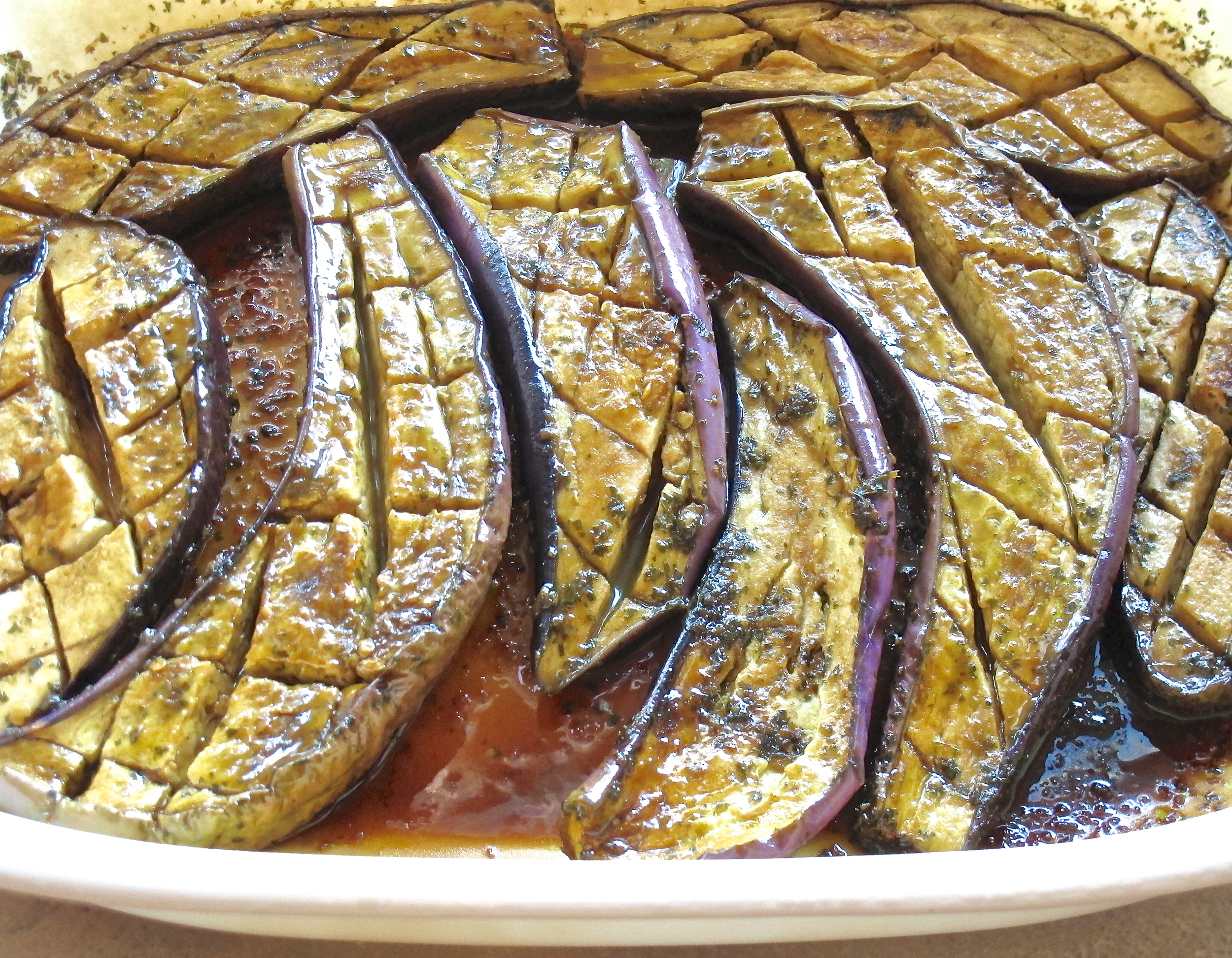 Microwaved Asian Eggplant Tasting Page