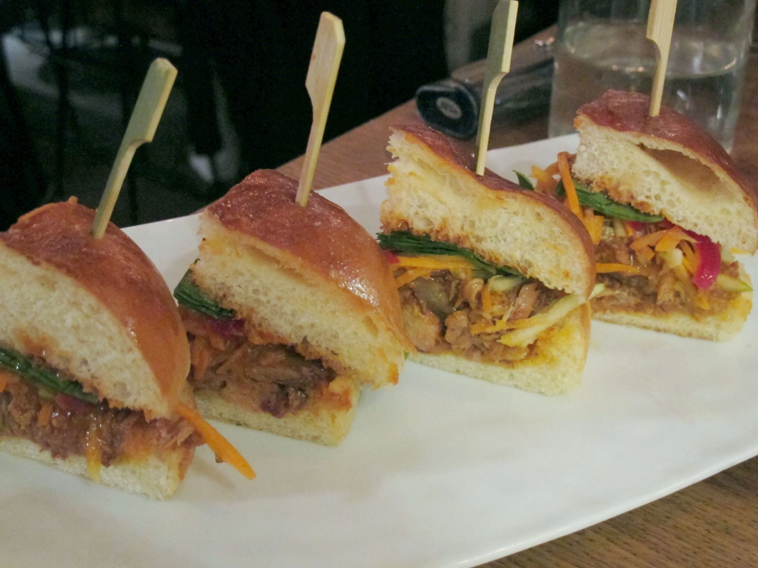 Frenchie's pulled pork sliders