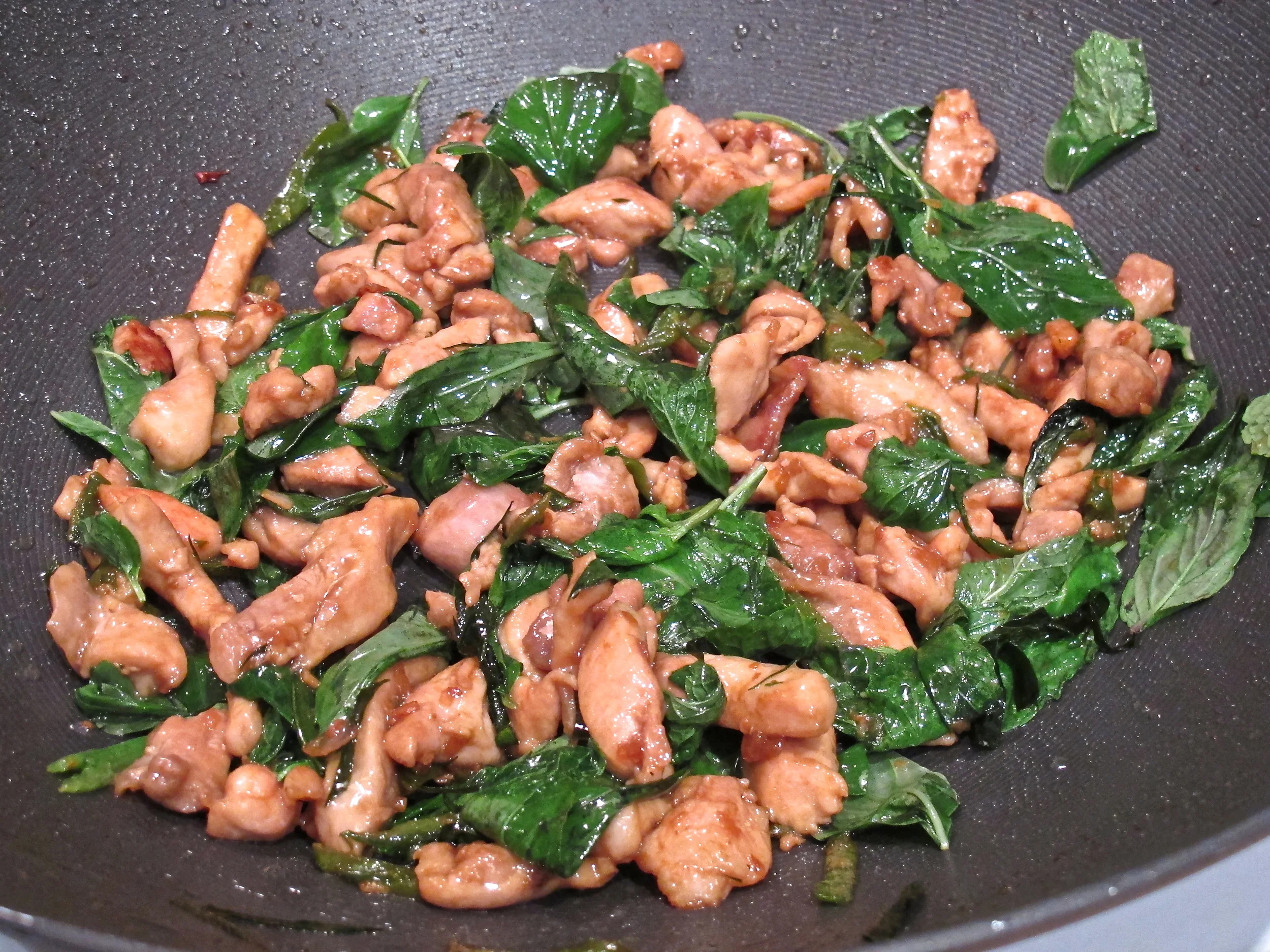Chicken With Mint And Thai Basil Tasting Page
