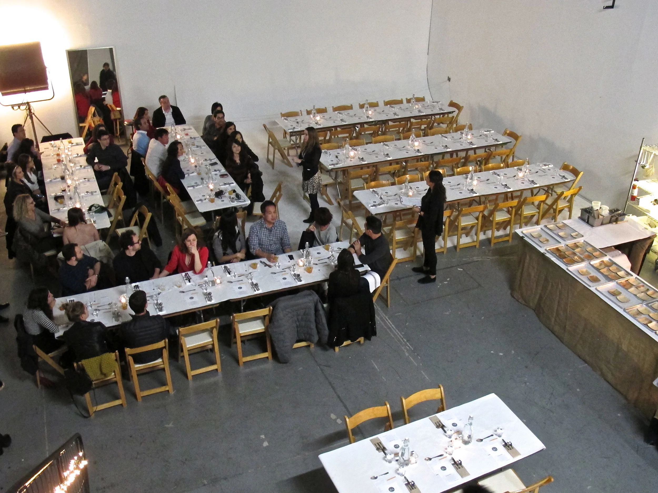 Dinner Lab's On the Lam was held at The Dream Factory LA Studio
