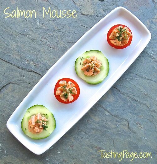 Salmon Mousse Tasting Page