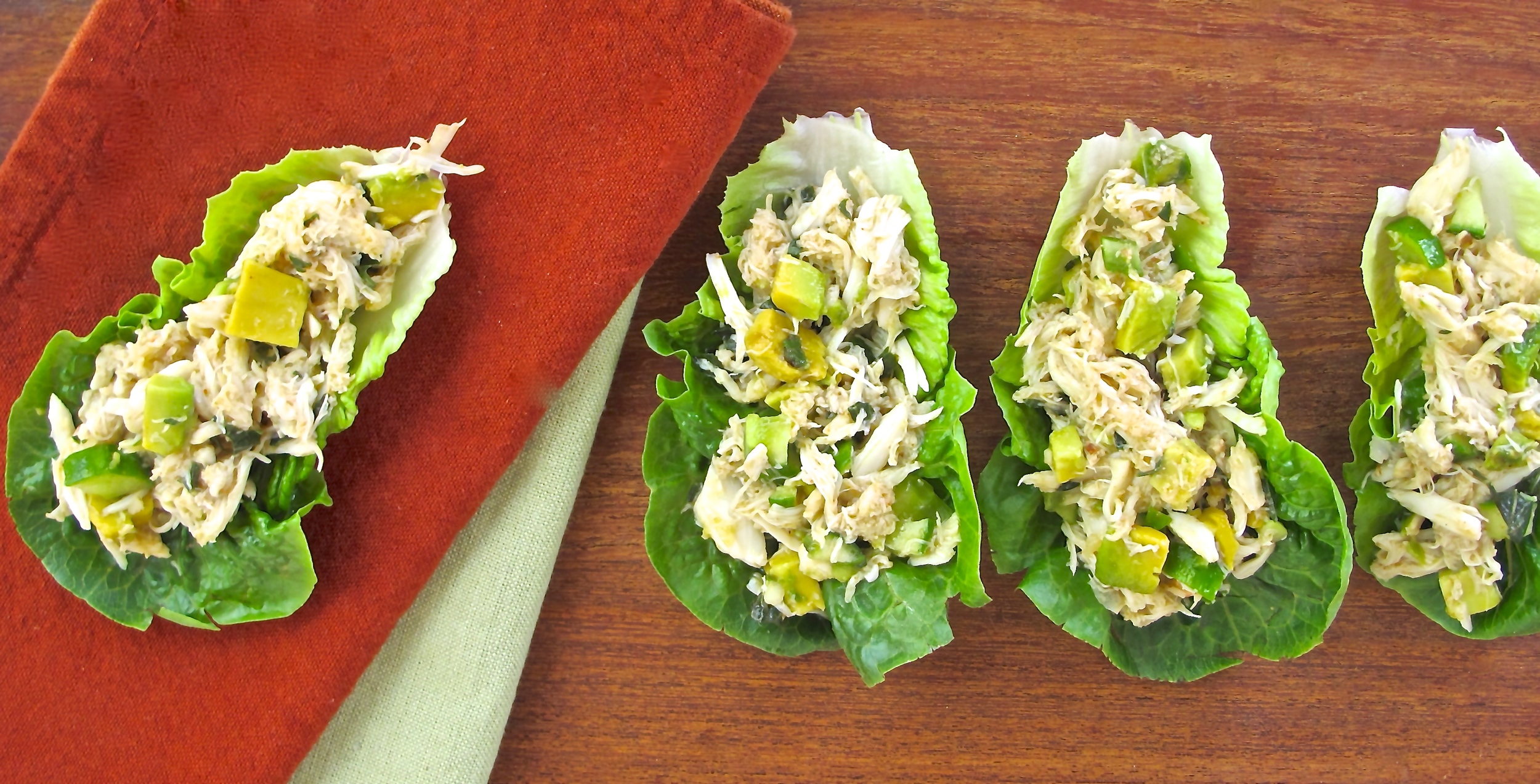 Crab Salad Lettuce Cups {Mayonnaise Free} — Tasting Page