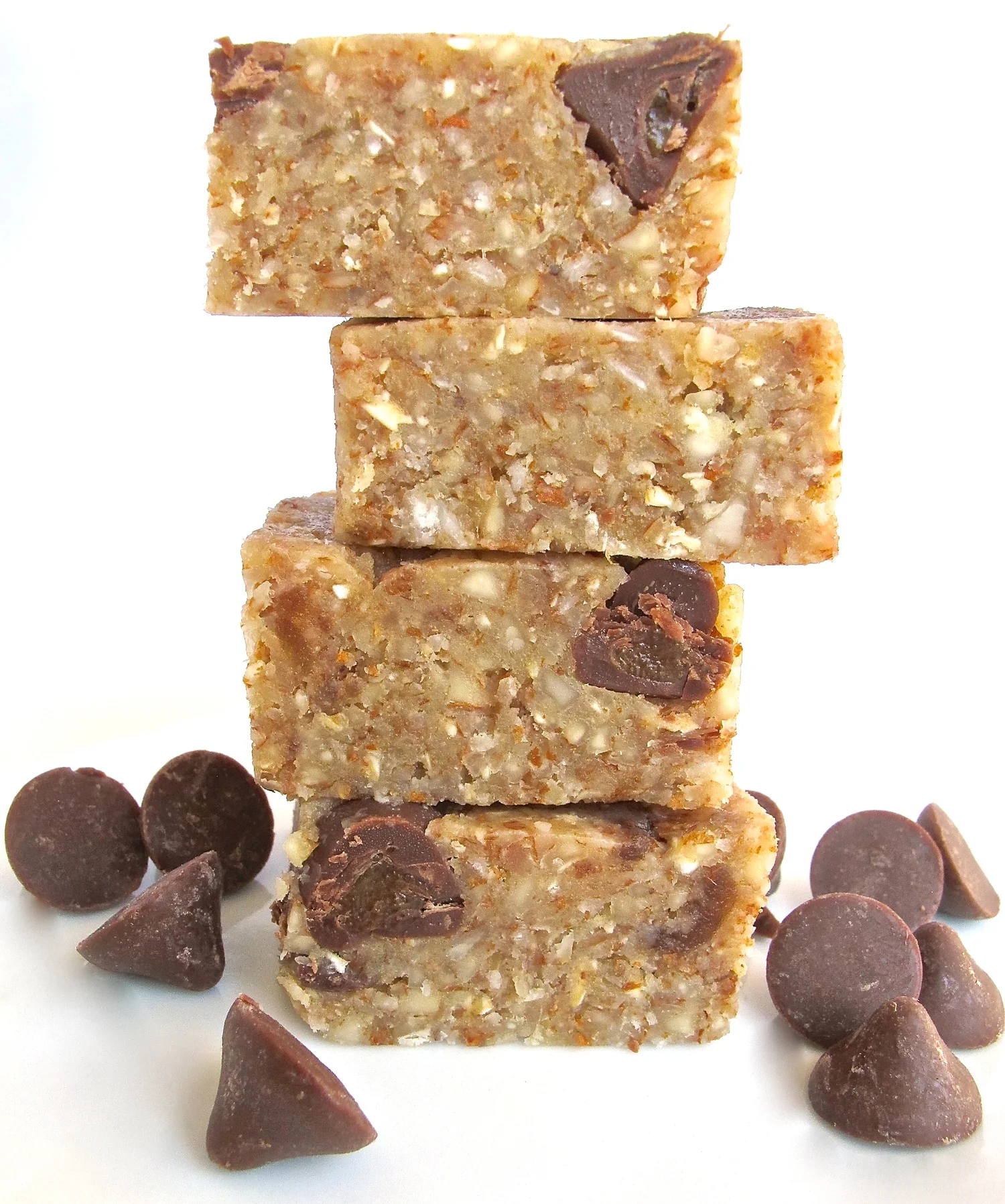 Coconut Oat Bars with Chocolate Caramel Chips