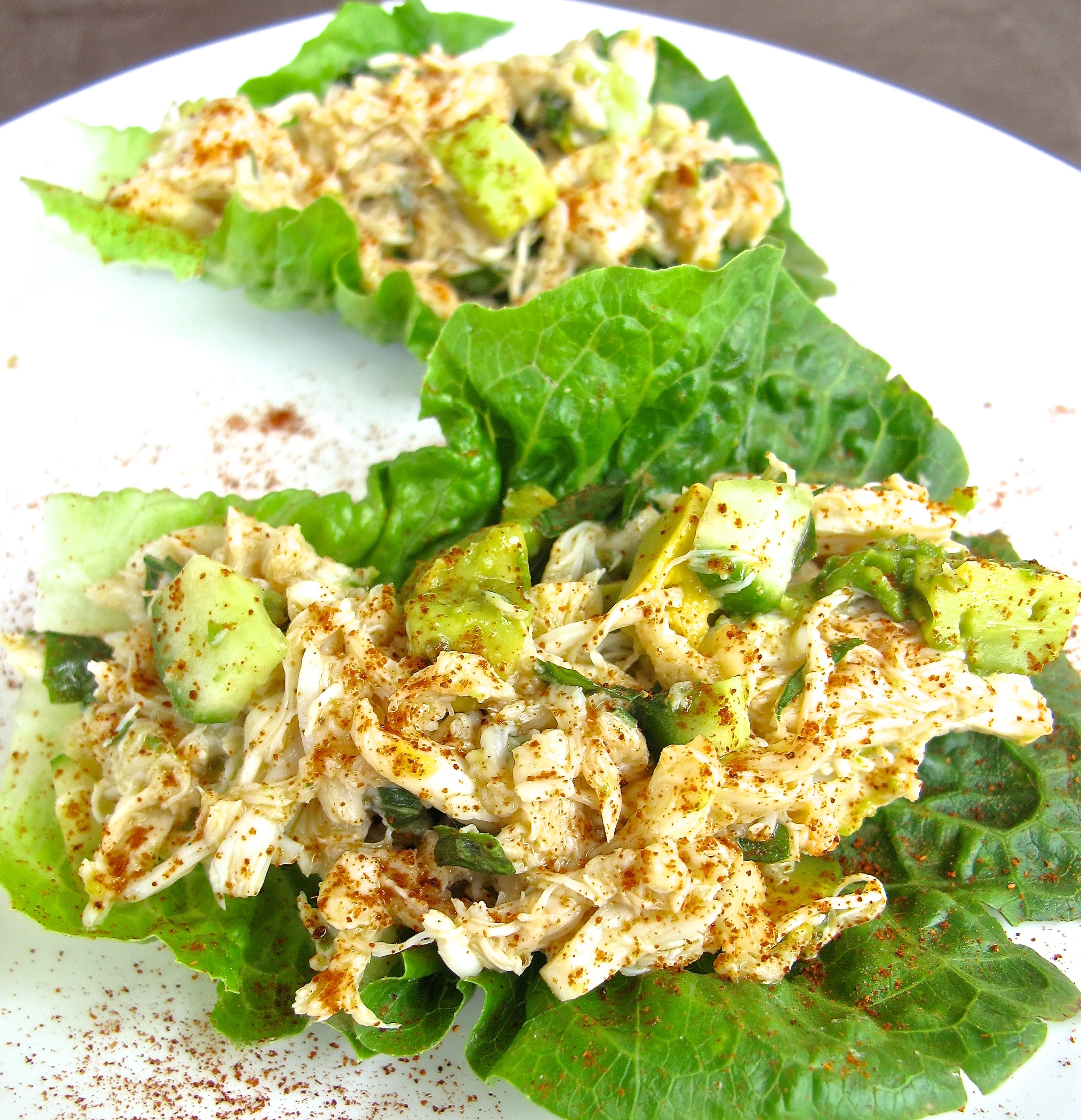 Crab Salad Lettuce Cups {Mayonnaise Free}