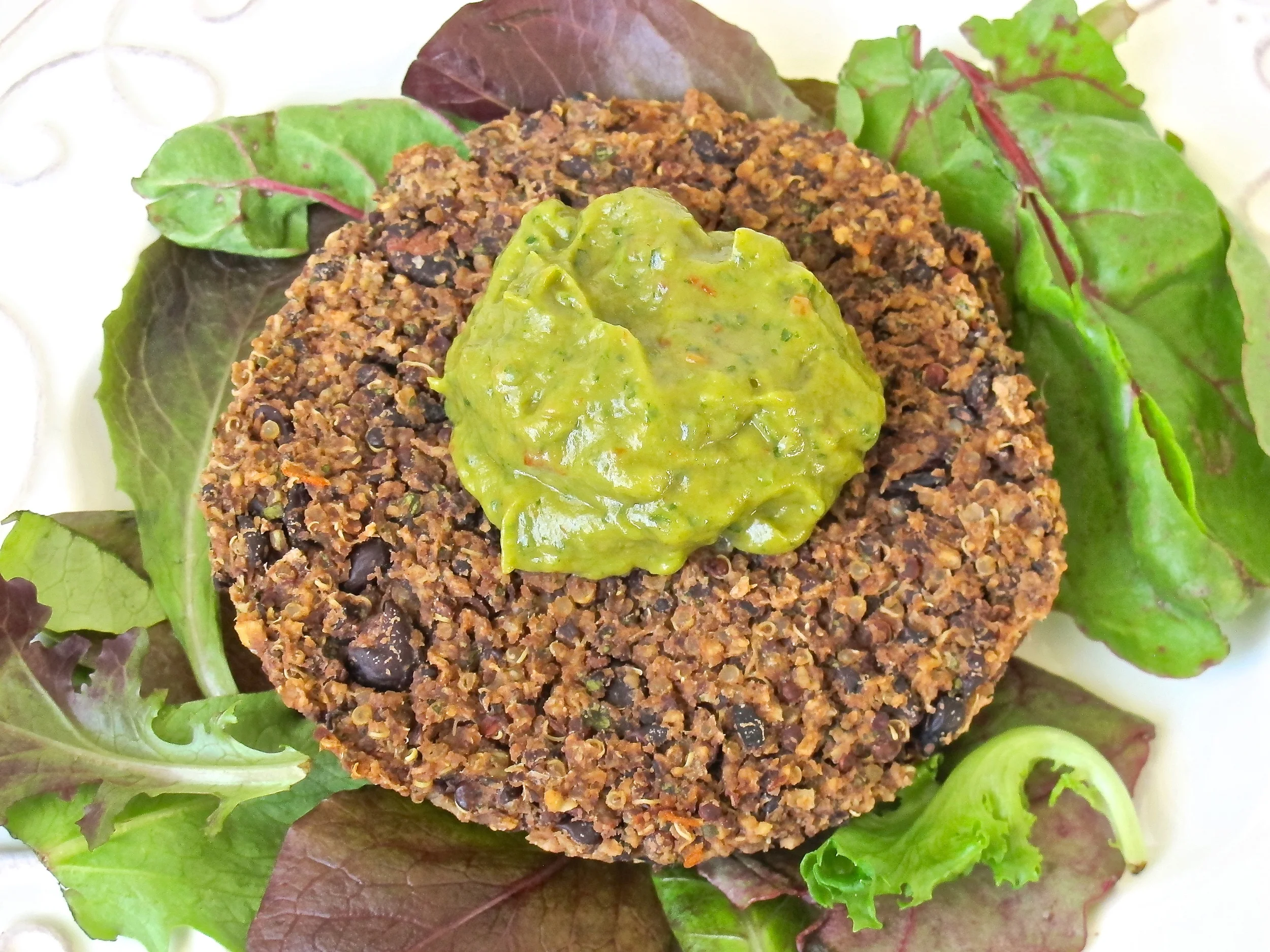 Spicy Black Bean Quinoa Patties {Vegan, GF}