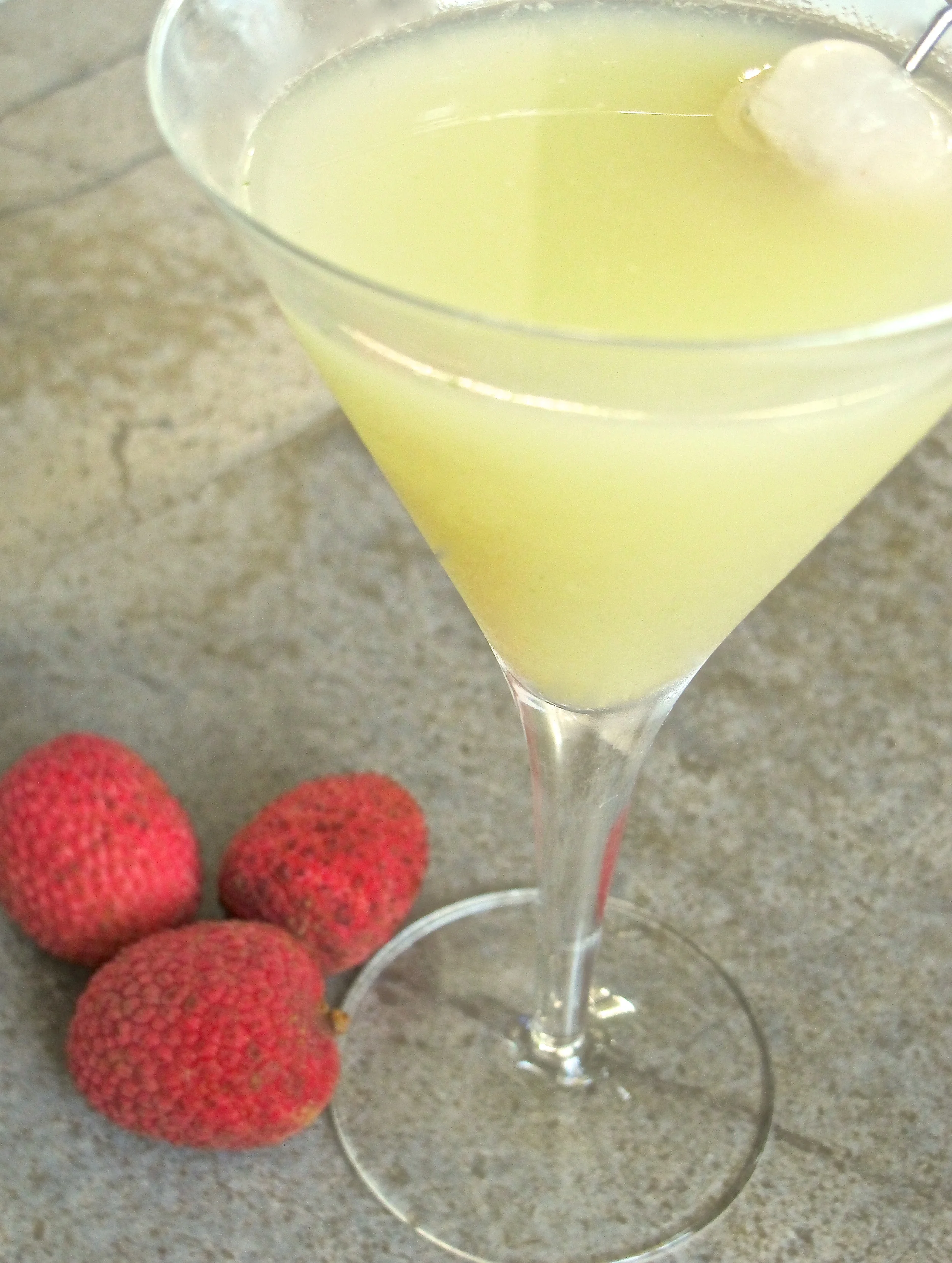 Fresh Fruit Lychee Martini