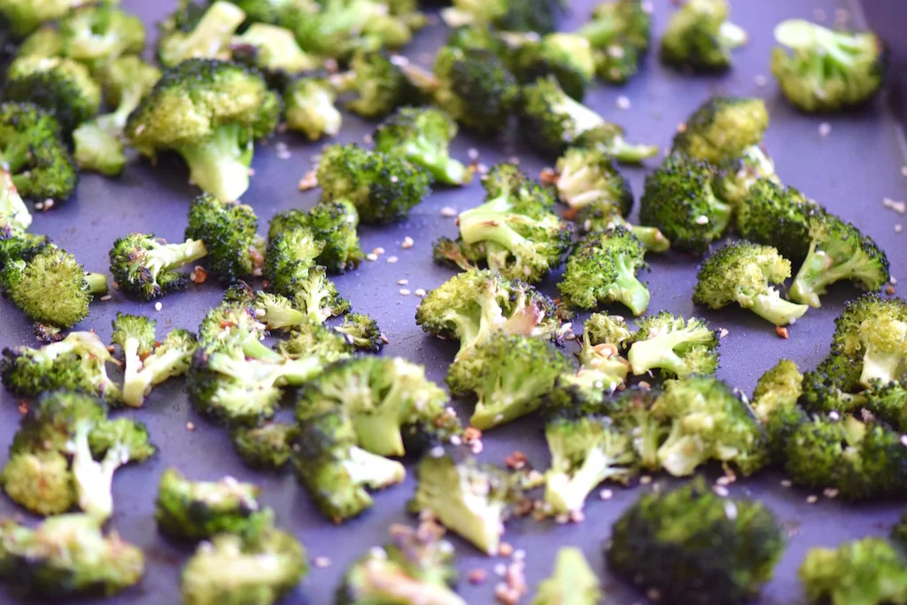 Asian Roasted Broccoli {Paleo, Whole30, Vegan}