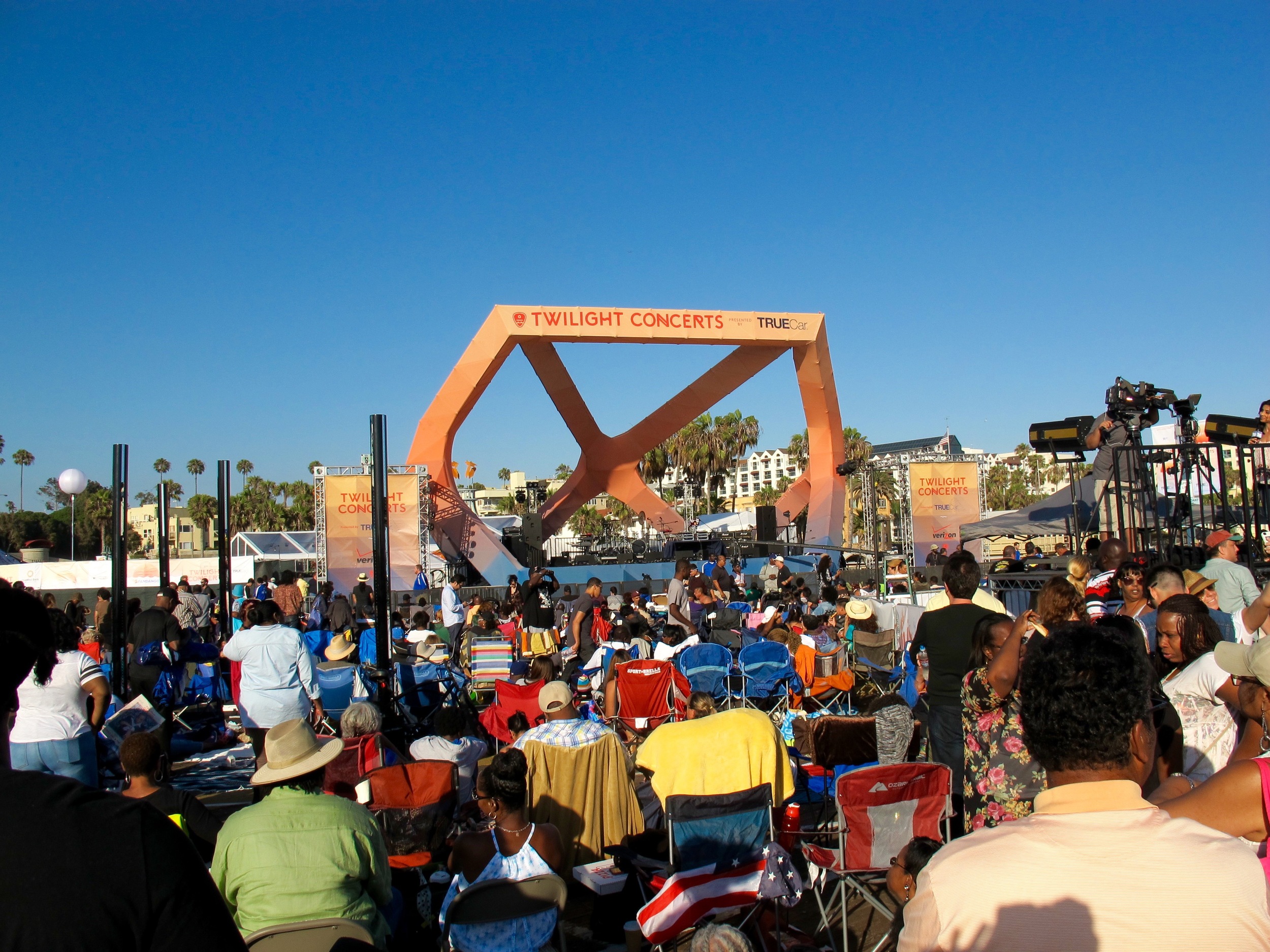 Santa Monica pier concert