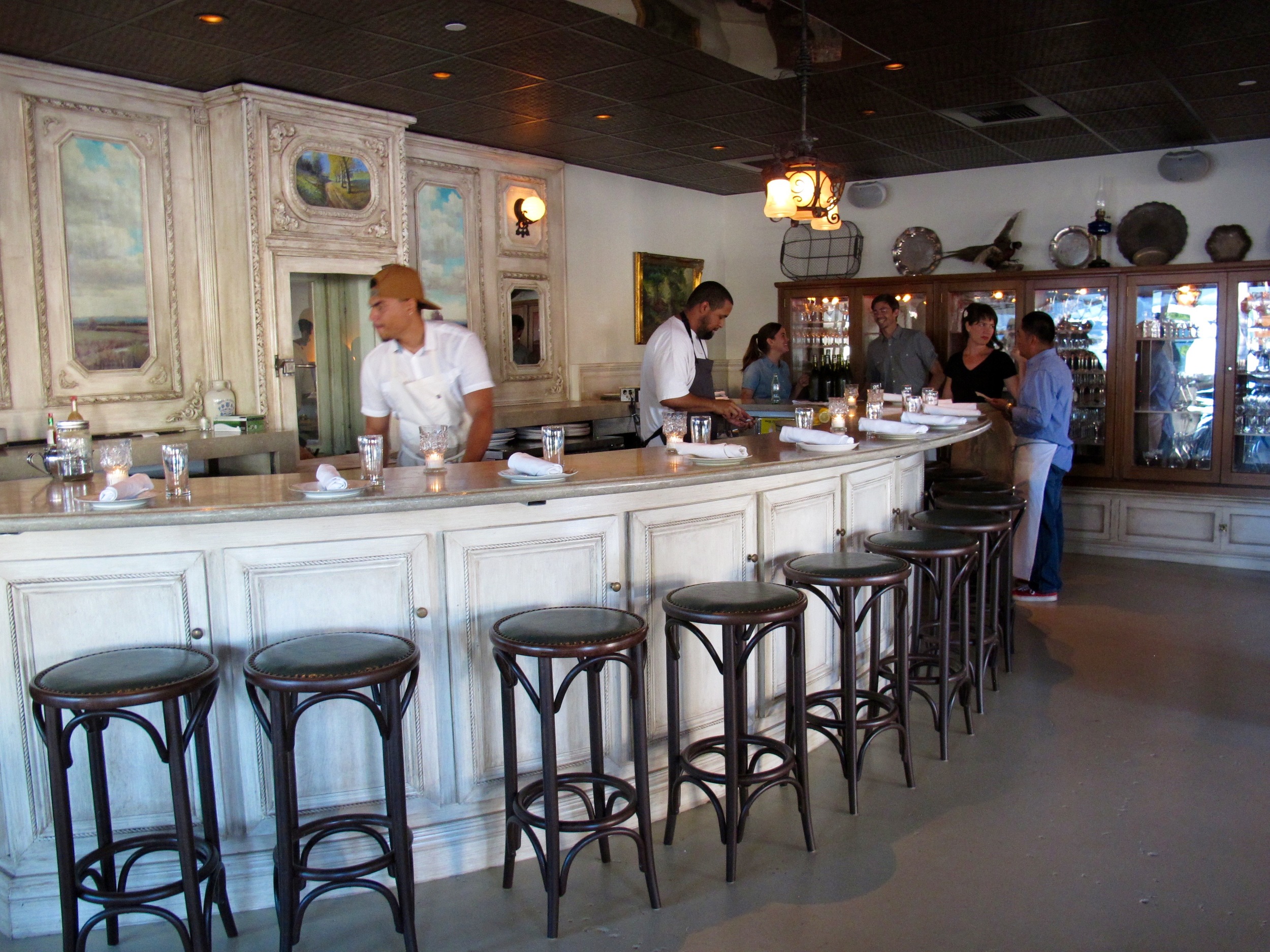 Hatchet Hall's oyster bar