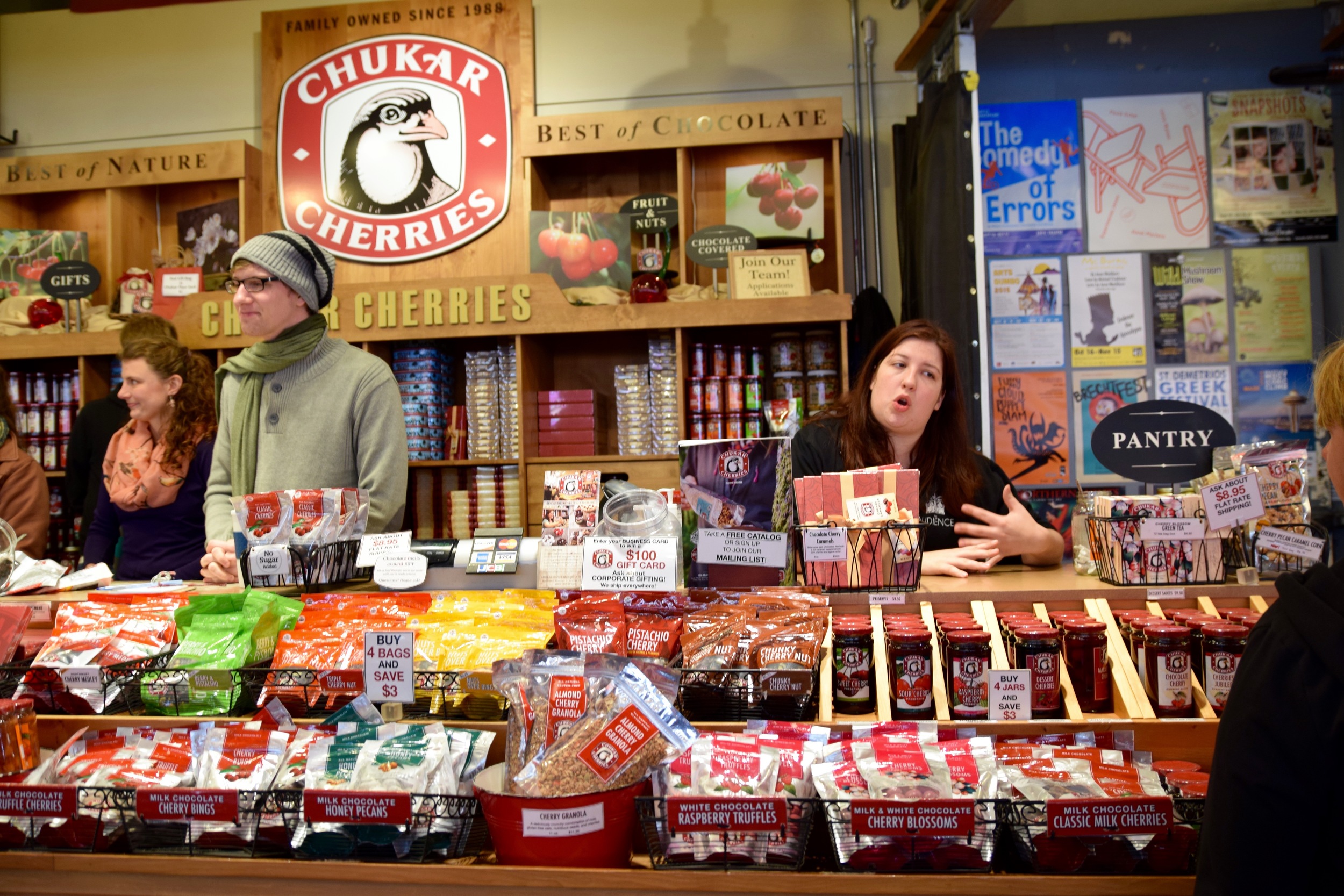 Seattle's Pike Place Market Chukar Cherries