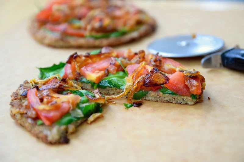 Gluten Free Veggie-tastic Pizza {Paleo, Whole30, Vegan}