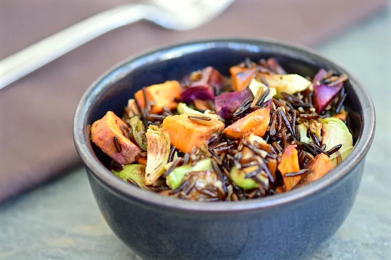 Roasted Vegetable Wild Rice