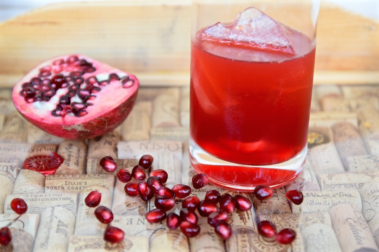 Pomegranate Whisky Cocktail