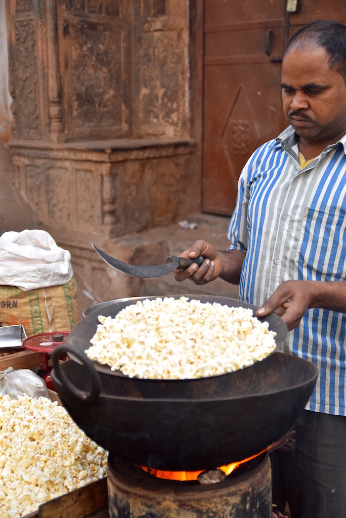 Popcorn in Delhi Market