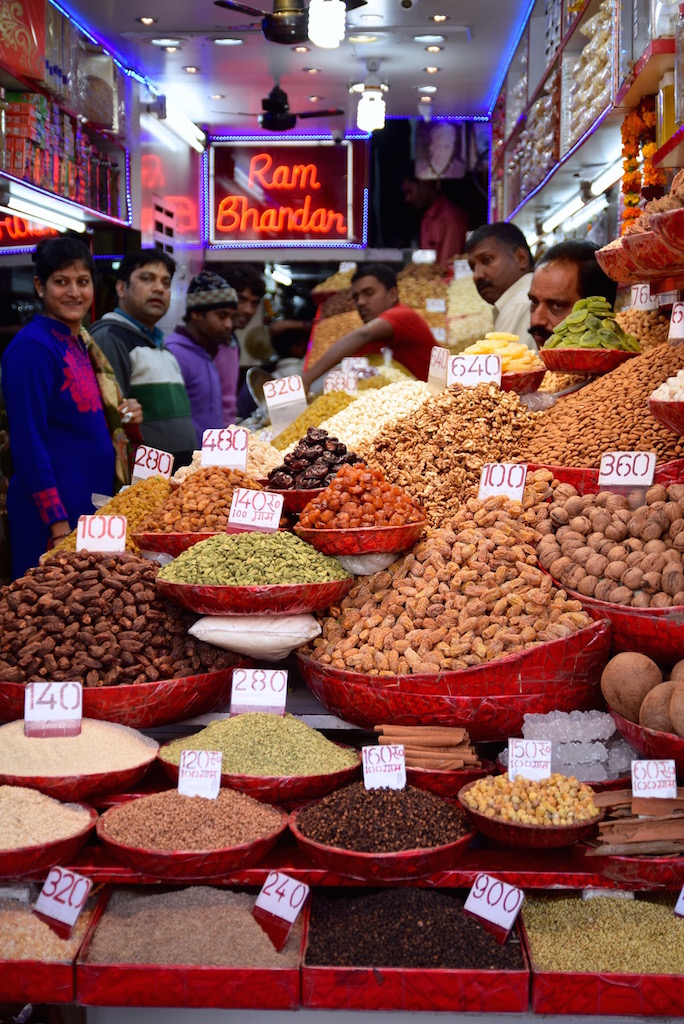 Delhi spice market