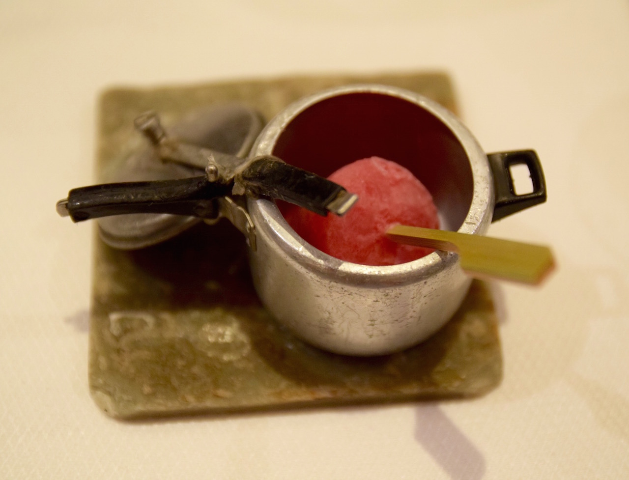 Indian Accent sorbet