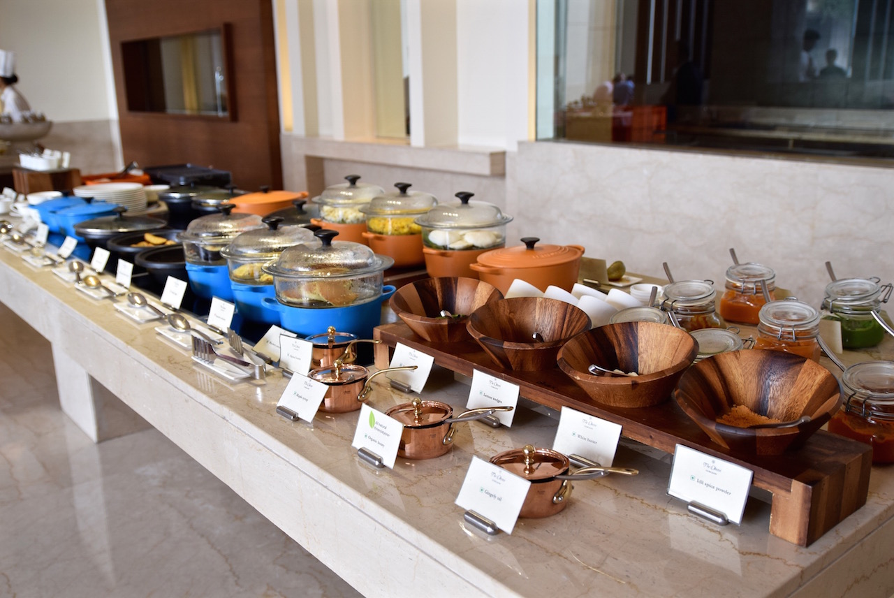 Oberoi India breakfast