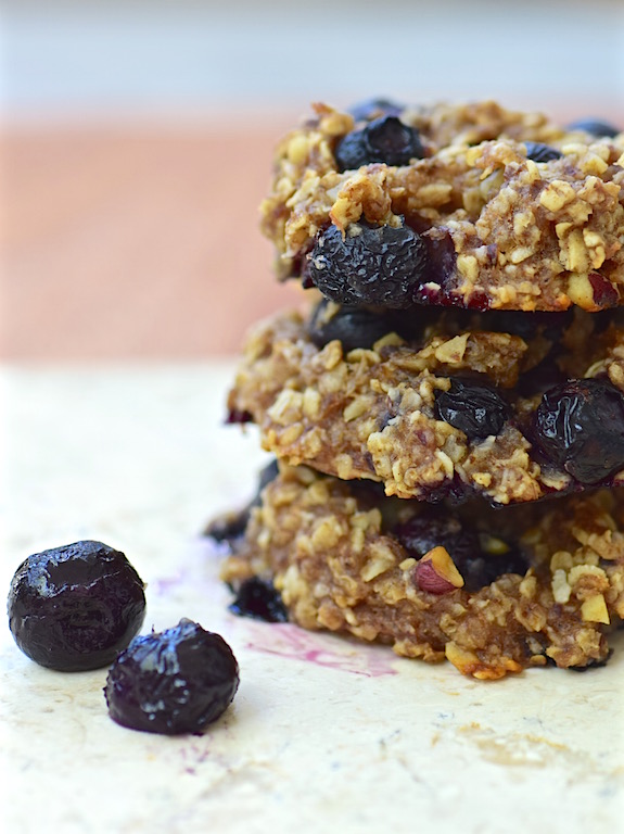 Gluten Free Banana Blueberry Cookies