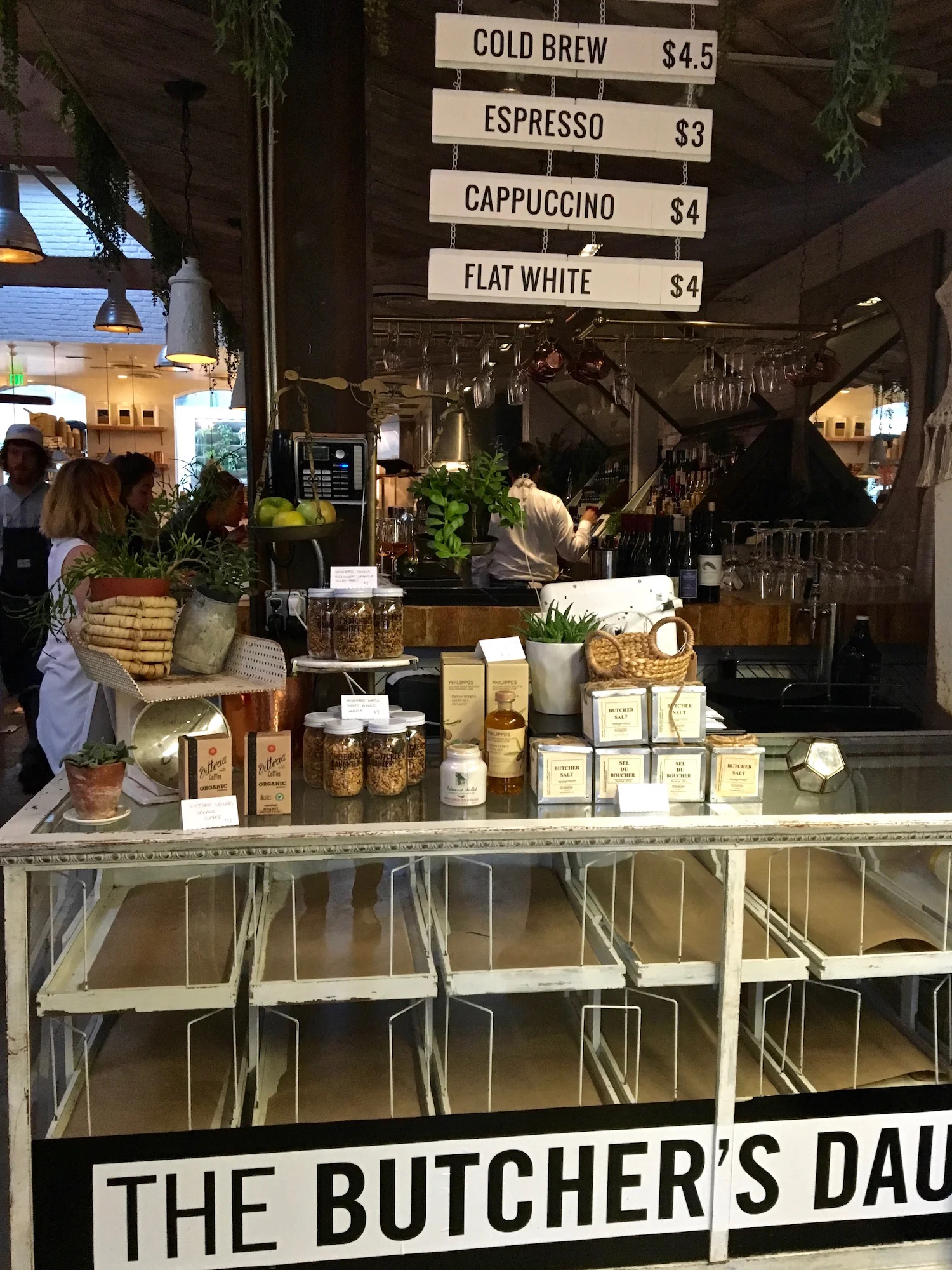 Butcher's Daughter Abbot Kinney Venice — Tasting Page