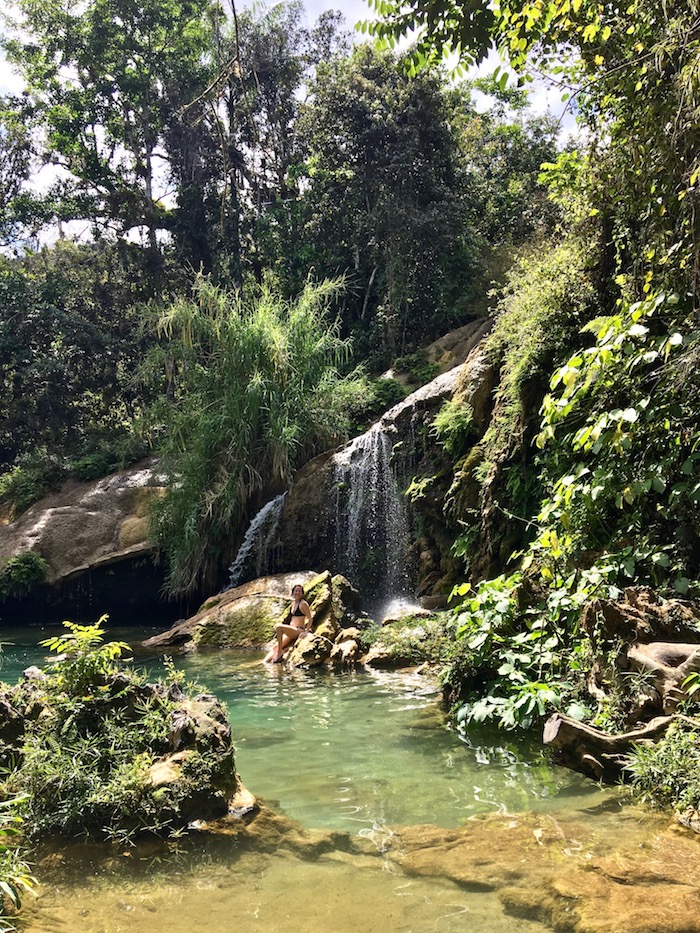 Cuba El Nicho waterfall.jpg