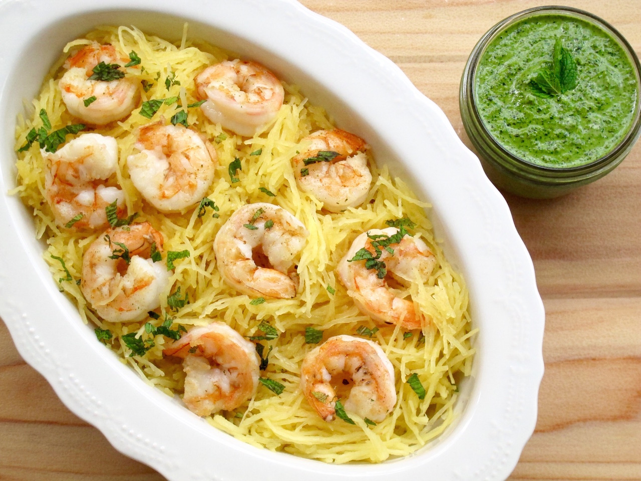 Spaghetti squash shrimp pesto.jpg