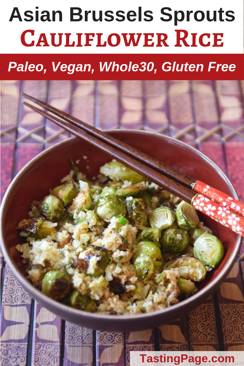 Brussels Sprouts Cauliflower Rice.png #asian #cauliflowerrice #brusselssprouts