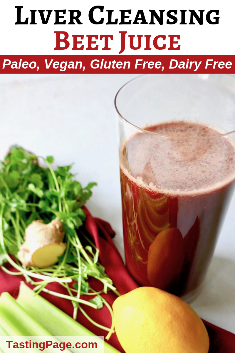 liver cleansing beet juice recipe — tasting page