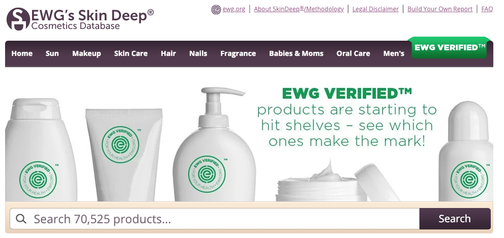 What the EWG VERIFIED Mark Means for Buying Natural Skin Care Products —  Tasting Page