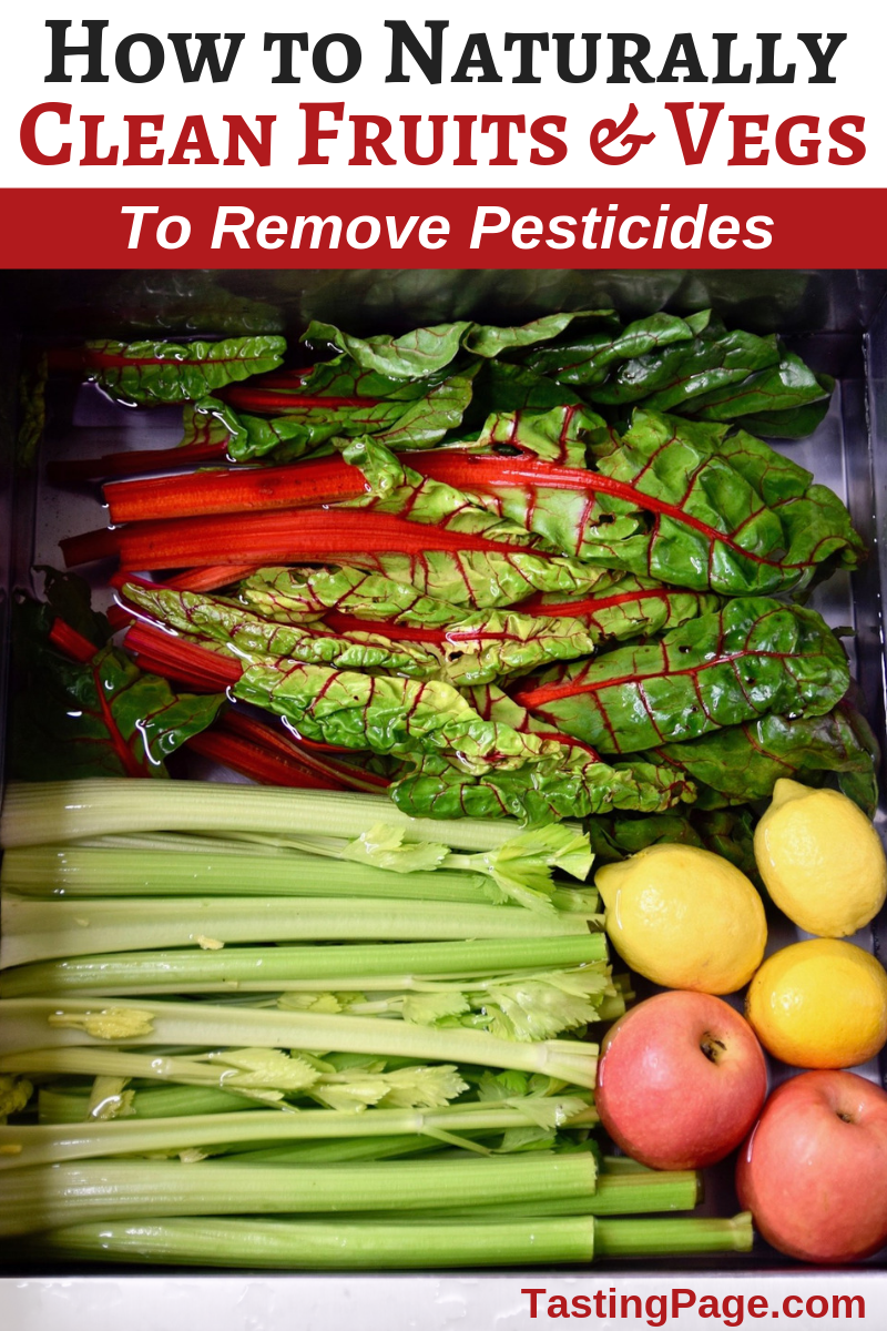 Do you need to wash fruits and vegetables?