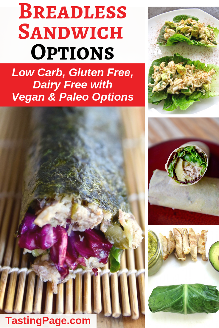 Breadless Sandwiches {Low Carb, Gluten Free, Dairy Free} — Tasting Page Breadless Sandwiches {Low Carb, Gluten Free, Dairy Free} — Tasting Page