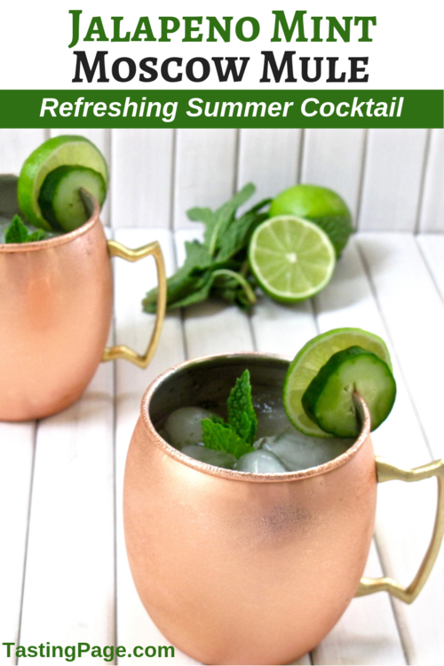Jalapeno Mint Moscow Mule Tasting Page