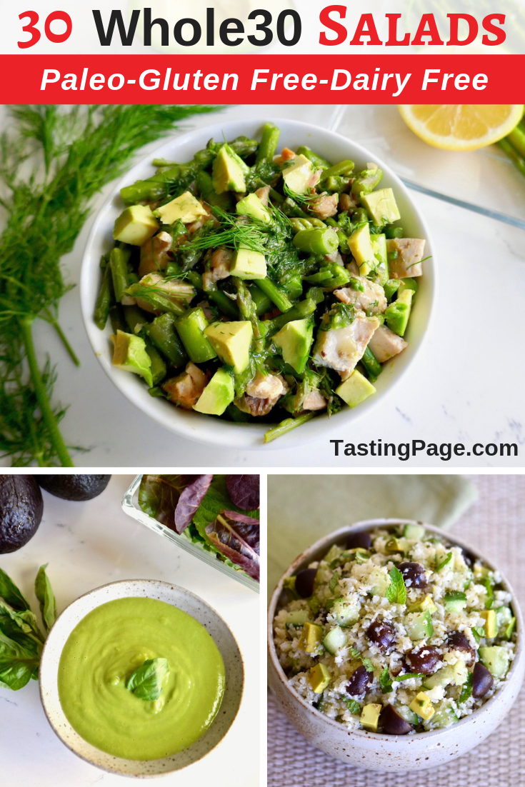 30 Whole30 Salad Recipes Paleo With Vegan Options Tasting Page Gluten free, grain free, paleo, vegetarian this delicious irish soda bread is soft on the inside and crusty on the outside. 30 whole30 salad recipes paleo with