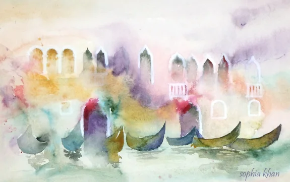 watercolor on Arches paper