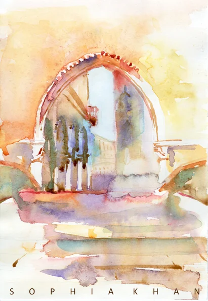 watercolor on Arches paper