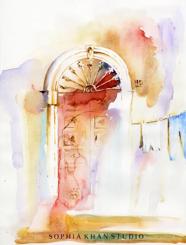 watercolor on Arches paper
