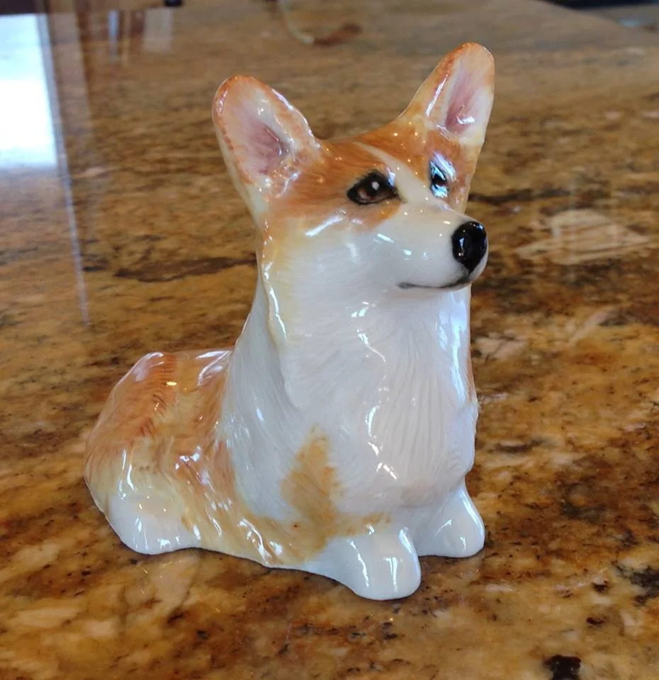 Corgi ~ 3 1/2"H x 3 7/8"L x 2 1/4" W ~ $70 plus S&H